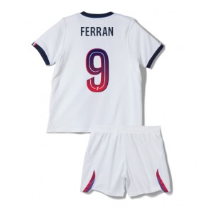Paris Saint-Germain Ferran Torres #9 Jalkapallovaatteet Lasten Vieraspeliasu 2026-27 Lyhythihainen (+ Lyhyet housut)